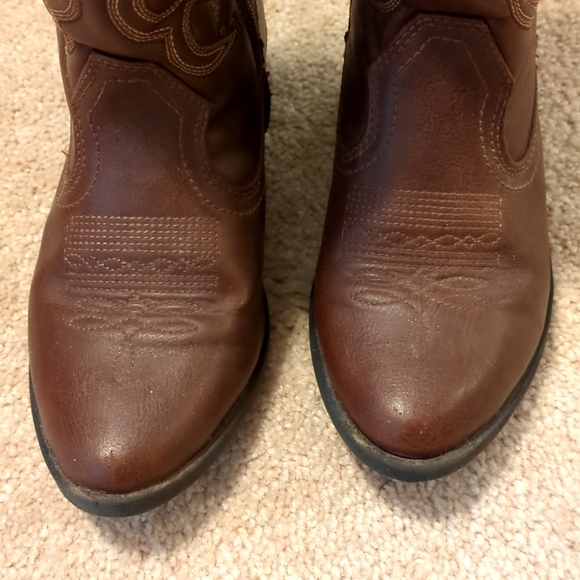 Toddler Memphis Zipper Western Boots - Cat & Jack™ size 3 - Picture 3 of 8